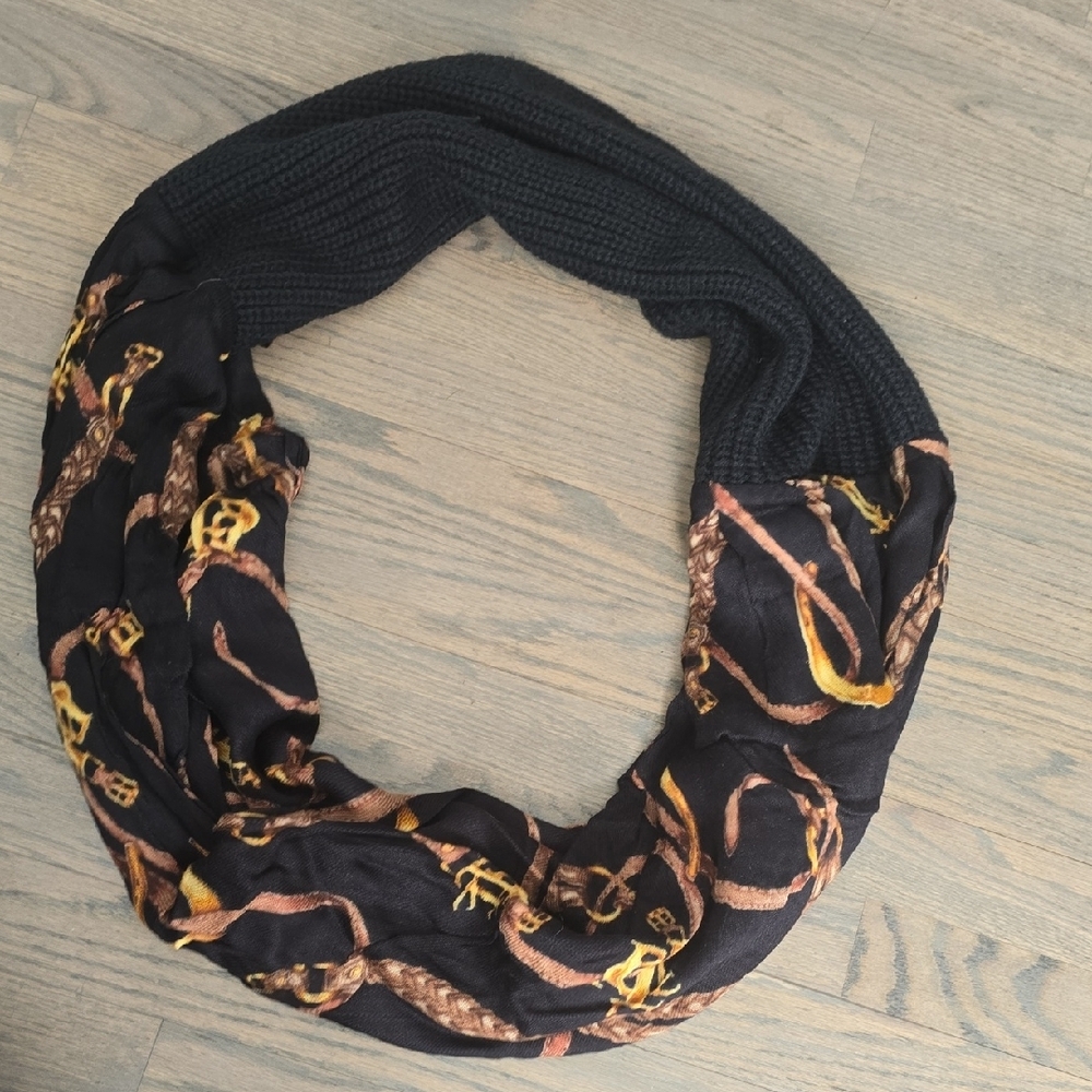 Ralph Lauren Black Knit Scarf - Picture 5 of 5